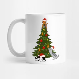 Happy Christmas Cats Mug